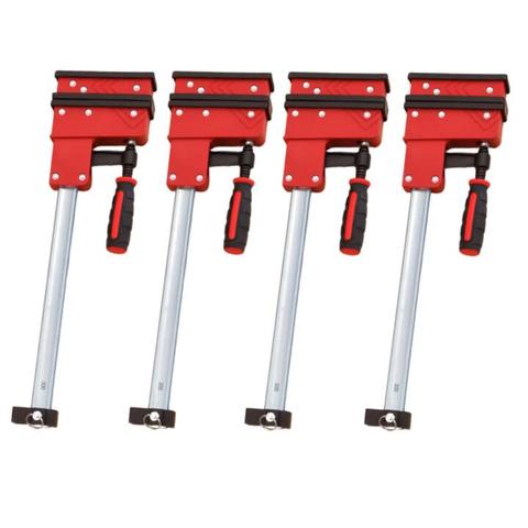 4 Pack 400mm Bar Clamp Heavy duty Parallel F Clamp for Woodworking and Metalworking Wide Jaw Opening and Strong Clamping