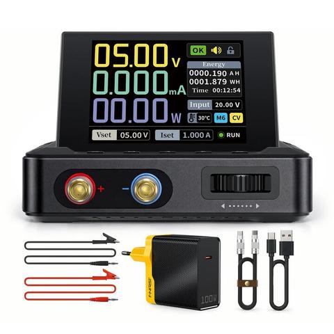 FNIRSI DPS-150P Adjustable DC Power Supply 30V 5A 150W Mini Portable Programmable Bench Power Supply 10mV Low Ripple 2.8