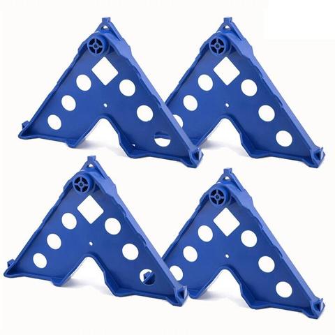 4/8/12pcs Painter's Door Panel Drying Rack 7-in-1 Heavy Duty Multifunctional Stackable Paint Plastic Triangular Support