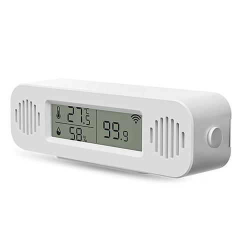 Tuya Smart WiFi Temperature Humidity Barometric Sensor Remote Monitoring Voice Control with Alexa Google Home for Home B