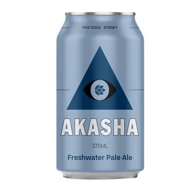 Akasha Freshwater Pale Ale 375ml Can - 4 Pack