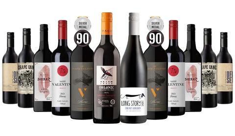 Excellent Selection Red Wines Mixed - 12 Bottles