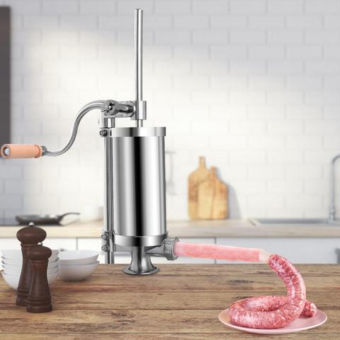 Costway3L Vertical Sausage Stuffer with Four Stuffing Tubes