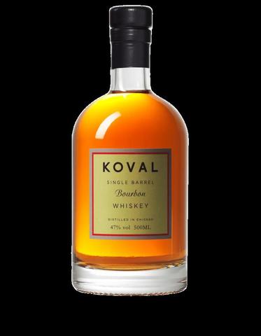 Koval Single Barrel Bourbon American Whiskey (500mL)
