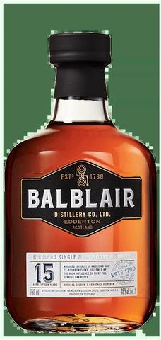 Balblair 15 Year Old Single Malt Scotch Whisky (700mL)