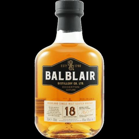 Balblair 18 Year Old Single Malt Scotch Whisky (700mL)