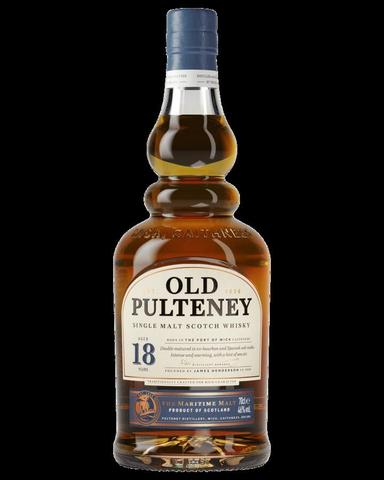 Old Pulteney 18 year old Single Malt Scotch Whisky (700mL)