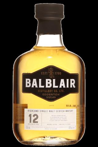 Balblair 12 Year Old Single Malt Scotch Whisky (700mL)