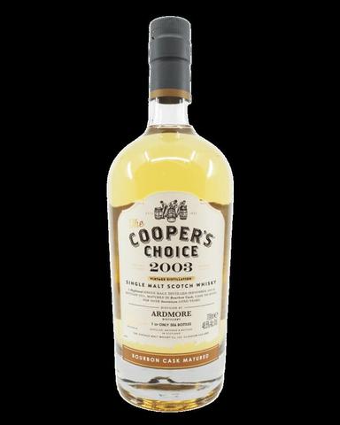Cooper’s Choice Ardmore 2003 17 Year Old Single Malt Scotch Whisky (700mL)