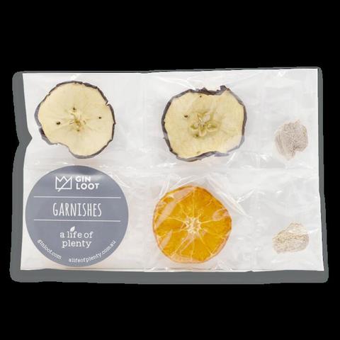 Blue Garnish Pairing Pack - Apple, Mandarin & Ginger