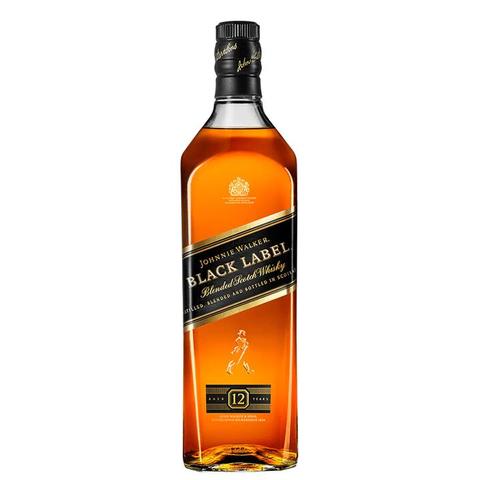 Johnnie Walker Black Label 12 Year Old Blended Scotch Whisky (1000mL)