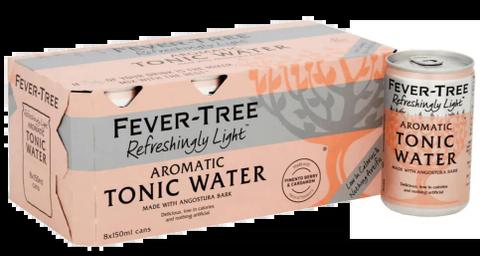 Fever-Tree Refreshingly Light Aromatic Tonic Water (150ml x 8)