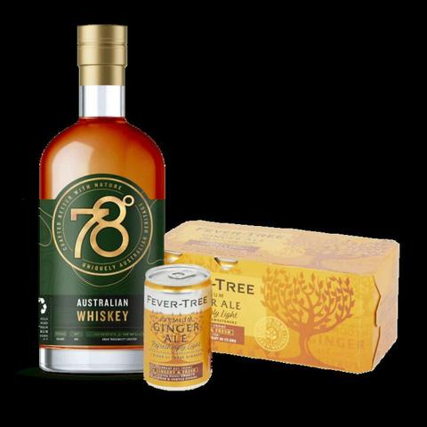 78 Degrees Australian Whiskey & Ginger Ale Bundle