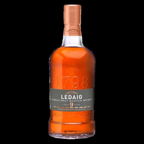 Ledaig 2012 9 Year Old Bordeaux Red Wine Cask Matured Single Malt Scotch Whisky (700ml)
