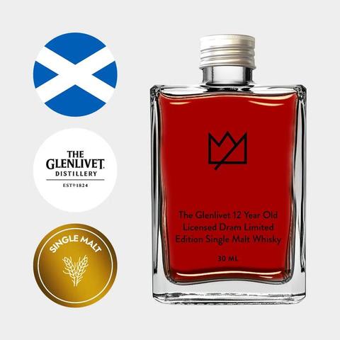 The Glenlivet 12 Year Old Licensed Dram Limited Edition Single Malt Whisky 30ml