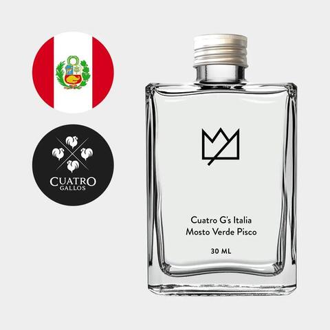 Cuatro G's Italia Mosto Verde Pisco 30ml