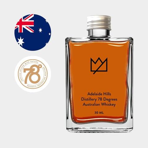 Adelaide Hills Distillery 78 Degrees Australian Whiskey 30ml