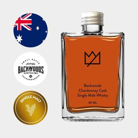 Backwoods Chardonnay Cask Single Malt Whisky 30ml