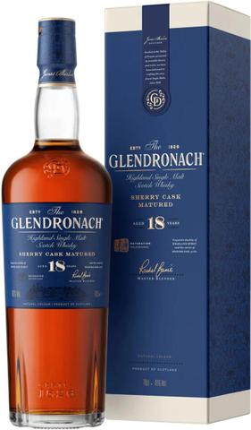 The GlenDronach 18 Year Old Sherry Casks Matured Single Malt Scotch Whisky (700mL)