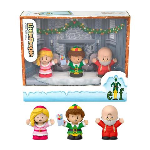 Little People Collector Elf: Santa’s Workshop, Special Movie Edition Set for Fans, 3 Figures