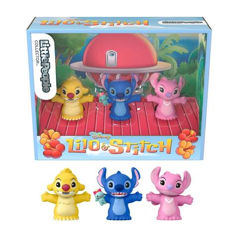 Little People Collector Set DISNEY Stitch & The Cousins Special Edition for Fans, 3 Figures