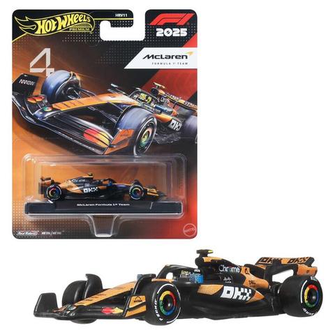 Hot Wheels 1:64 Scale Premium Die-Cast Formula 1® Collectible Toy Race Car (Styles May Vary)