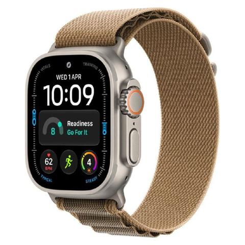 Apple Watch Ultra 4 49mm Natural Titanium GPS + Cellular Desert Alpine Loop