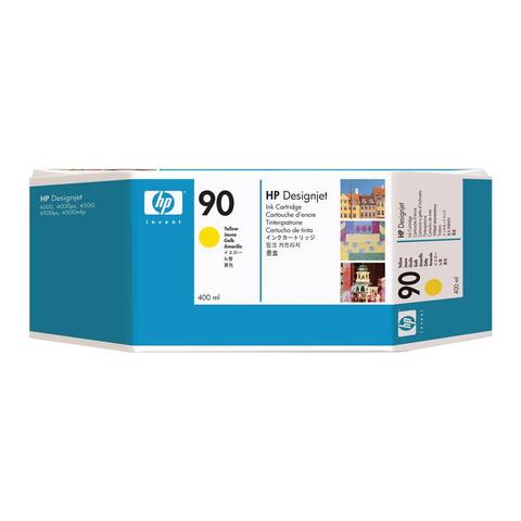 HP 90 Yellow 400ml Ink Cartridge (C5065A)