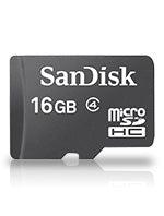 SanDisk 16GB microSDHC Memory Card - Class 4