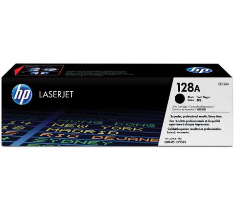 HP 128A Black LaserJet Toner Cartridge (CE320A)