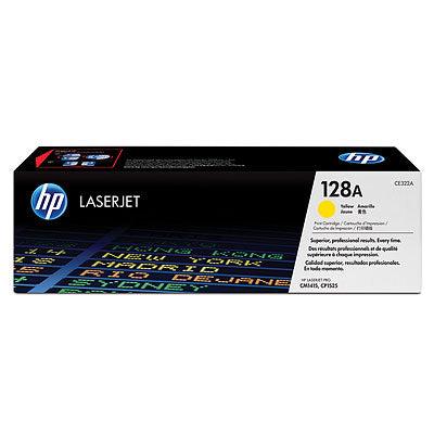 HP 128A Yellow LaserJet Toner Cartridge (CE322A)
