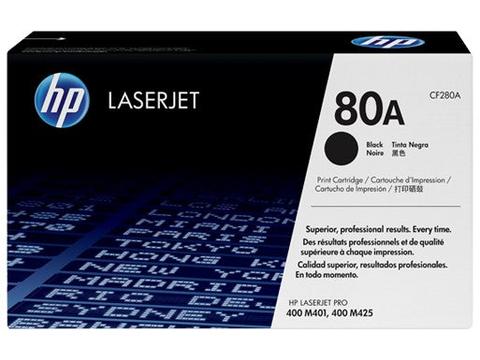 HP 80A Black LaserJet Toner Cartridge (CF280A)