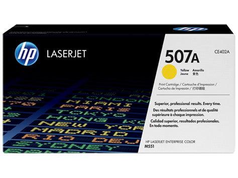 HP 507A Yellow LaserJet Toner Cartridge (CE402A)
