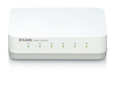 D-Link DGS-1005A 5-Port Gigabit Desktop Switch