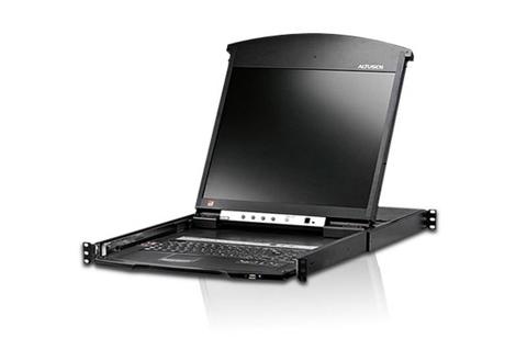 ATEN KL1516AiM 16 Port Cat5 17" LCD KVM over IP Switch with Daisy-Chain Ports