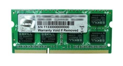 G.Skill 8GB (1x 8GB) DDR3 1600MHz SODIMM Laptop Memory
