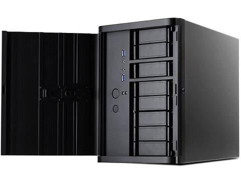 SilverStone Black DS380 8 Bay Hot Swap SFF Chassis