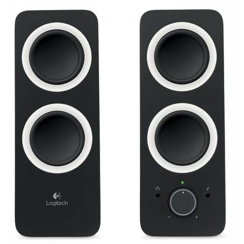 Logitech Z200 Stereo Speaker Clear Stereo Sound (Black)