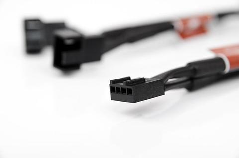 Noctua Black NA-SYC1 11cm 4Pin PWM Fan Power Splitter Cables - 2 Pack