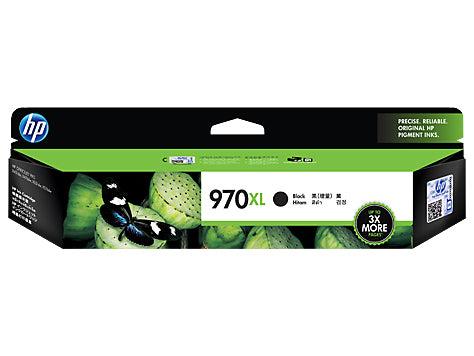 HP 970XL High Yield Black Original Ink Cartridge, up to 9200 pages (CN625AA)