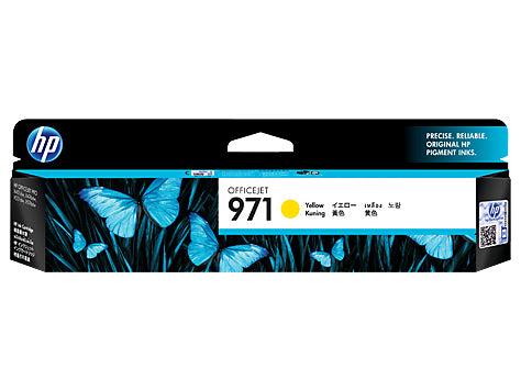 HP 971 Yellow Original Ink Cartridge, up to 2500 pages (CN624AA)