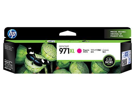HP 971XL High Yield Magenta Original Ink Cartridge, up to 6600 pages (CN627AA)