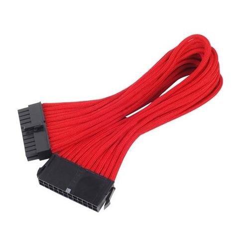 SilverStone Red PP07 24 To 24Pin Motherboard Sleeved Power Cable