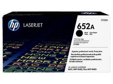 HP CF320A 652A Black Original LaserJet Toner Cartridge