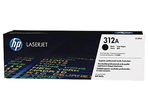 HP CF380A 312A Black Original LaserJet Toner Cartridge