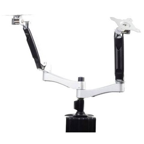 SilverStone Arm Dual LCD Monitor - Silver (ARM22SC)