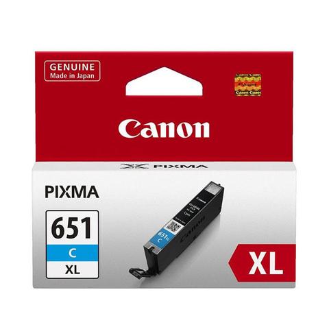 Canon CLI651XL Cyan Ink Cart 695 A4 pages (ISO/IEC 24711) Cyan