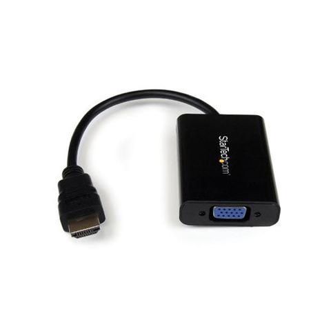 StarTech 25cm HDMI to VGA Male-Female Adapter Cable with Audio
