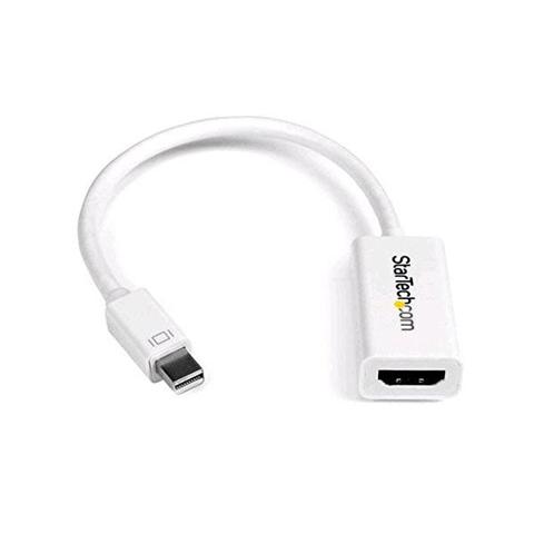 StarTech Mini DisplayPort to HDMI Adapter - 4K mDP 1.2 to HDMI - White