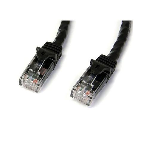 StarTech CAT6 Ethernet Cable 3m Black 650MHz 100W Snagless Patch Cord